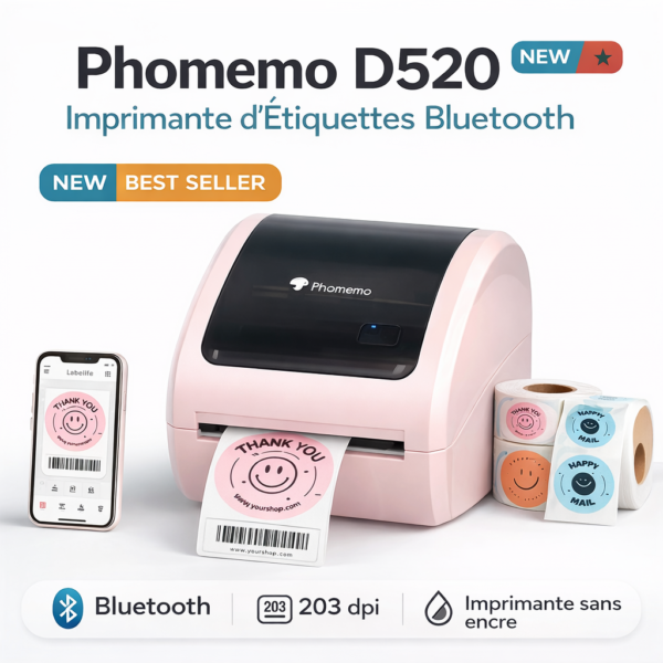 D520 - ROSE Phomemo D520 Rose